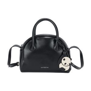 Leather Top-Handle Satchel Small Purse With Adjustable Strap, :')